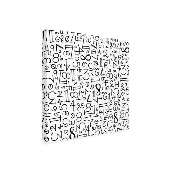 Holli Conger 'Hand Numbers Repeat' Canvas Art,35x35